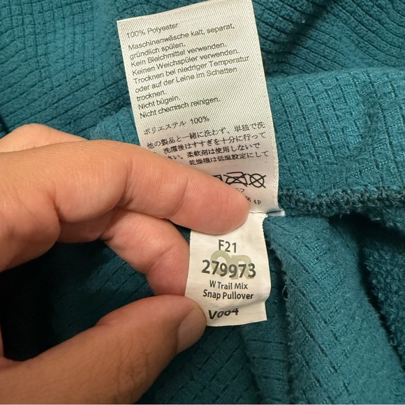 Outdoor Research Sweater Trail Mix Snap Pullover Waffle Fleece Adult Small - Picture 7 of 9